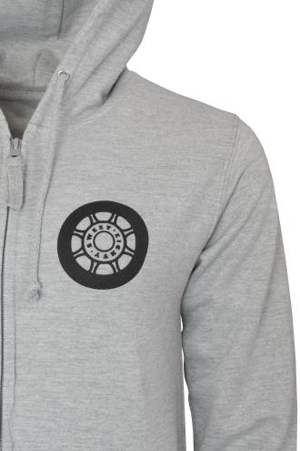 Sweet80 Suck It Up Long Sleeved Zip Hoodie - Heather Grey