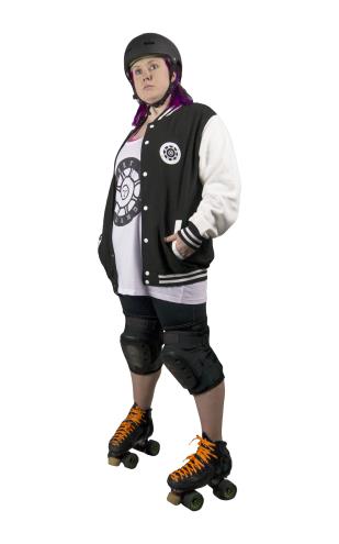 Sweet80 Disco Wheel Varsity Jacket - Black / White