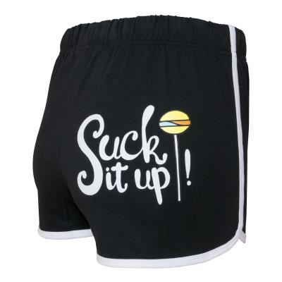 Sweet80 Disco Sucks Womens Retro Shorts - Black / White