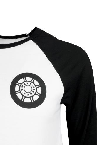 Sweet80 Wheel Logo 3/4 Sleeve Raglan Tee - White / Black