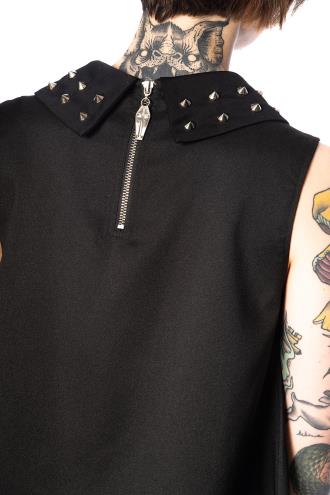 Lost Queen Urban Vamp Collar Studs Dress