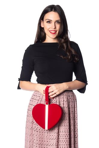 Dancing Days Retro Dots About Spots Skirt - White or Pink