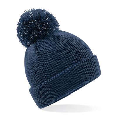 Beechfield Junior Reflective Bobble Beanie - 7 colours to choose 