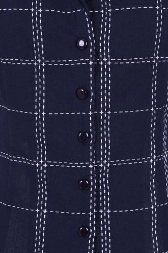Dancing Days 20's Retro Chill Checks Blouse