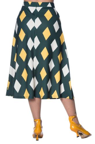 Banned 60s Diamond Skirt