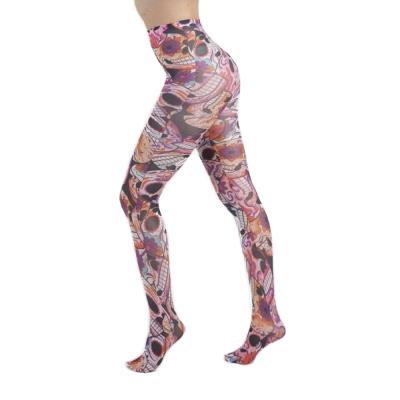 Pamela Mann Day Of The Dead Printed Tights