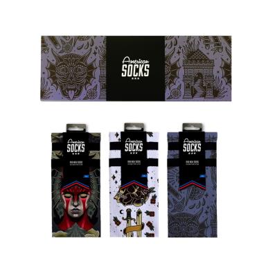 American Socks Tattoo Mid High Socks Gift Box