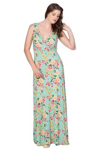 Lost Queen Oriental Bloom Maxi Dress