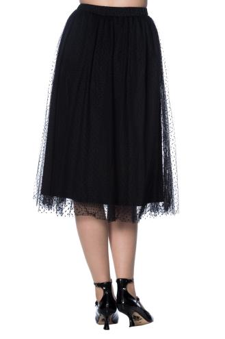 Banned Timea Tule Skirt - Black or Burgundy