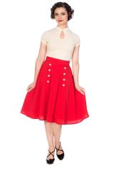 Dancing Days Vintage Flared Cute As A Button Skirt - Available in 7 Colours