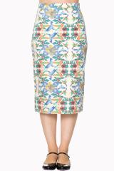 Banned Mandala Vintage Retro Pencil Skirt