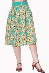 Banned Watching The Skies Midi Skirt