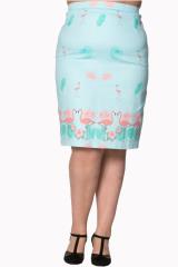 Banned Going My Way Pencil Plus Size Skirt