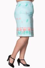 Banned Going My Way Pencil Plus Size Skirt