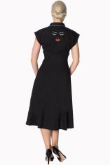 Banned Model Face Longer Dress - Black or White