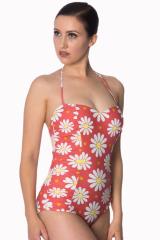 Banned Crazy Daisy Halter Swimsuit