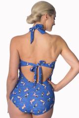 Banned Dive In Halter Swimsuit
