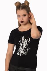 Banned Cosmic Cactus Plus Size Raglan Top