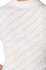 Banned It's A Wrap Pointelle Knit Plus Size Top - White, Yellow, Blue or Pink