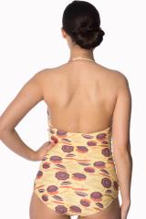 Banned Parasol Ruching Plus Size Swimsuit