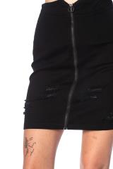 Lost Queen Rockabilly Trashed & Ragged Skirt