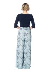 Dancing Days Santorini Dreams Palatso Pants - Blue or Navy