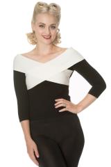 Banned Wrapped In Love Knit Jumper - White or Red