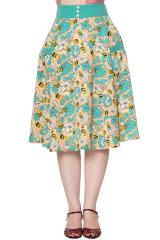 Banned Watching The Skies Midi Skirt