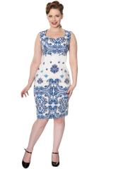 Banned Follow You Midi Dress - Blue or White