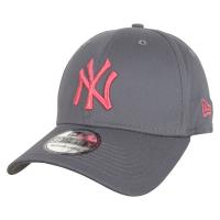 New Era 39THIRTY League Essential New York Yankees Cap - Graphite / Coral