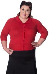 Banned April Shortsleeve Plus Size Cardigan - 11 Colours Available