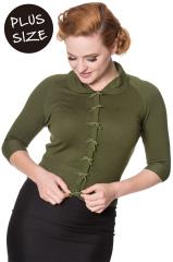 Banned April Shortsleeve Plus Size Cardigan - 11 Colours Available