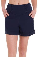 Banned Cute As A Button Shorts - White, Pink, Navy or Baby Blue