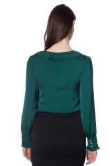 Banned Perfect Pleat Collar Top