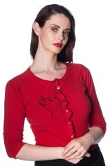 Banned Cat Scallop Collar Cardigan - 8 Colours Available