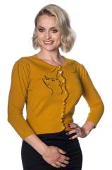 Banned Cat Scallop Collar Cardigan - 8 Colours Available