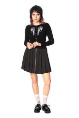 Lost Queen Urban Vamp Pleats Skirt  