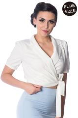 Banned Happy Days Plus Size Wrap Top - 4 Colours Available