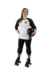 Sweet80 Wheel Logo 3/4 Sleeve Raglan Tee - White / Black