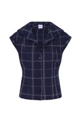 Dancing Days 20's Retro Chill Checks Blouse