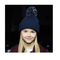 Beechfield Junior Reflective Bobble Beanie - 7 colours to choose 