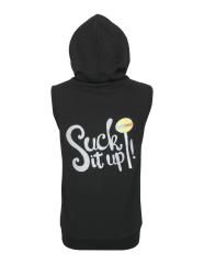 Sweet80 Suck It Up Sleeveless Zip Hoodie - Black