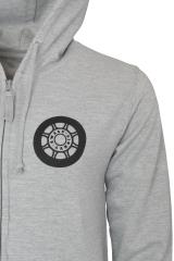 Sweet80 Suck It Up Long Sleeved Zip Hoodie - Heather Grey