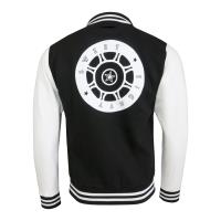 Sweet80 Disco Wheel Varsity Jacket - Black / White