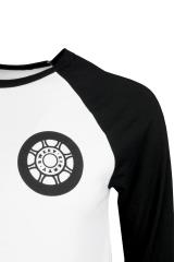 Sweet80 Wheel Logo 3/4 Sleeve Raglan Tee - White / Black