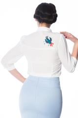 Banned Free As A Bird Plus Size Blouse - White, Black or Navy