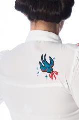 Banned Free As A Bird Plus Size Blouse - White, Black or Navy