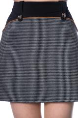 Banned Bernie Colour Block Skirt