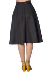 Banned Plus Size Secretary Flare Skirt - 2 Colours