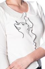 Banned Plus Size Cat Scallop Collar Cardigan - 8 Colours Available